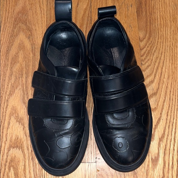 Marimekko Black Leather Rinnekedolla Sneakers - Picture 5 of 10